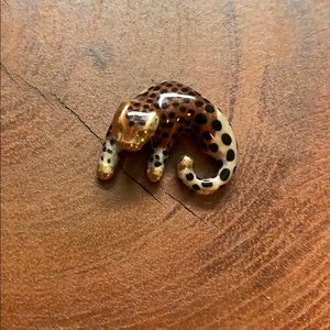 14k gold Cheetah charm